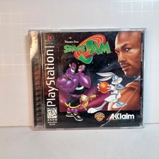 Warner Bros Playstation 1 Space Jam 1996 Complete in Case w/ Manual