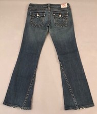 Women's True Religion Jeans Joey Sze 29 31" W x 31" L measured Flare Leg Style