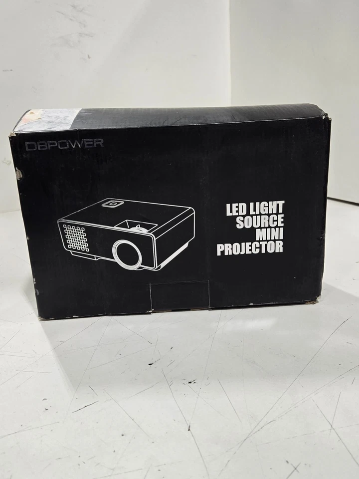 DBPOWER LED Light Source Smart Mini Projector Model T2 SKU: PJ0711 FULLY WORKING - Image 2 of 3