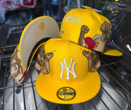 Multicolor York Yankees Fitted Hat Cap Sonnenhut Unisex New Series Baseballmütze Neu - Bild 4 von 13
