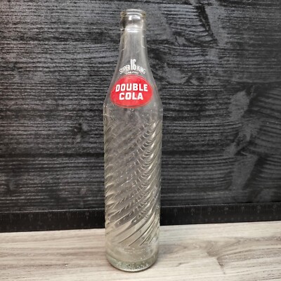Old Double Cola Super 16 King One 1 Pint Sodapop Soda Pop Glass Bottle Vintage