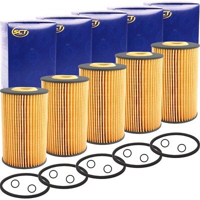 5x SCT ÖLFILTER für AUDI A1 8X A3 8P A4 B8 A5 Q5 8R SEAT SKODA VW 1.6 2.0 TDI