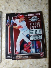 Lot (59) 2019 CHRONICLES Carter Kieboom RC w/Season Ticket Crusade Limited Rated