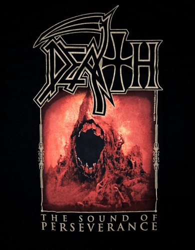 DEATH cd cvr THE SOUND OF PERSEVERANCE Official SHIRT XL New symbolic chuck - Picture 2 of 2