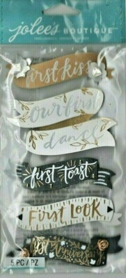 Jolee's WEDDING themed embellishment stickers~BNIP~NICE! U PICK!! Quick Ship!