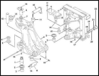Cat Lower Frame Pin Caterpillar 424B Part No. 9R-0234 130-0484 300