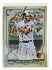 2020 Topps Gypsy Queen GQ Logo Swap TREY MANCINI BALTIMORE ORIOLES