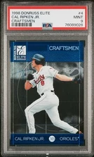 1998 Donruss Elite Craftsmen Cal Ripken JR. #4 1417/3500 PSA 9 Mint Orioles