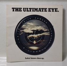 The Ultimate Eye sales Brochure Booklet Leica Lenses Close Up