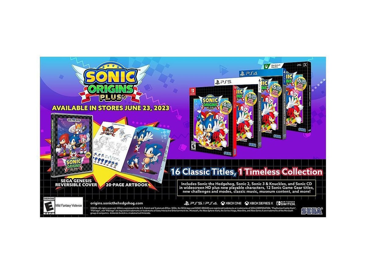 Sonic Origins Plus- Nintendo Switch 10086770315| eBay