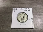 1927 Standing Liberty 90% Silver Quarter 051923 03q