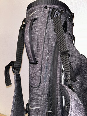 Nike Sport Lite Golf Bag Grey Equa Flex Strap | eBay