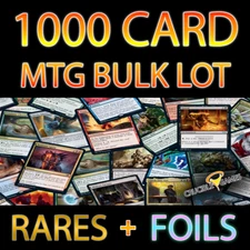 1000 MTG Magic The Gathering Cards - Bulk Lot - Rares/Foils - EDH Commander