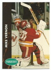 MIKE VERNON 1991-92 PARKHURST CARD NEAR MINT+ CONDITION