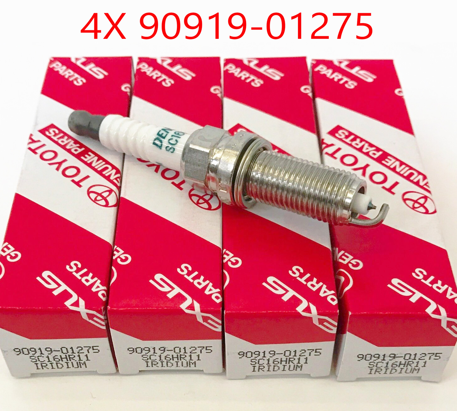 4pcs Genuine OEM Iridium Spark Plug Lexus Toyota 20112017 CT200H 9091901275 eBay