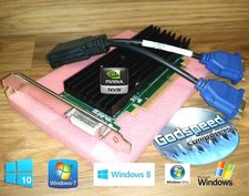 Dell Inspiron 537 531 530 519 NVIDIA QUADRO TOWER Dual VGA Monitor Video Card