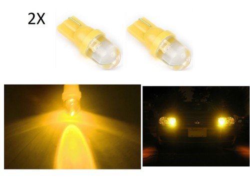 2 Luci Di Posizione LED T10 Canbus 6 LED, Colore Verde, 12V, Senza Errore Spia