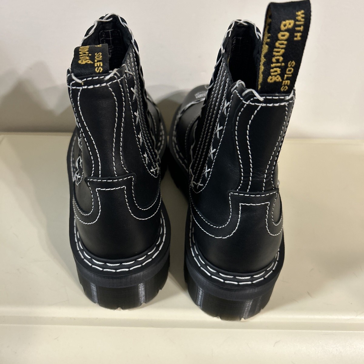 Dr Martens 2976 Gothic Americana Quad Platform Chelsea Boots