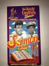 The Andy Griffith Show-Sermon Fortoday-Original Unedierte Version [VHS] Tested
