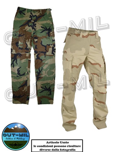 Pantalone militare mimetico Usato originale Esercito militare Americano |  eBay