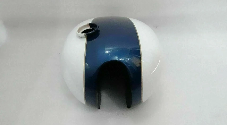 TRIUMPH T150 TRIDENT AZUL BLANCO PINTADO TANQUE GASOLINA/APTO PARA Foto 3 de 4