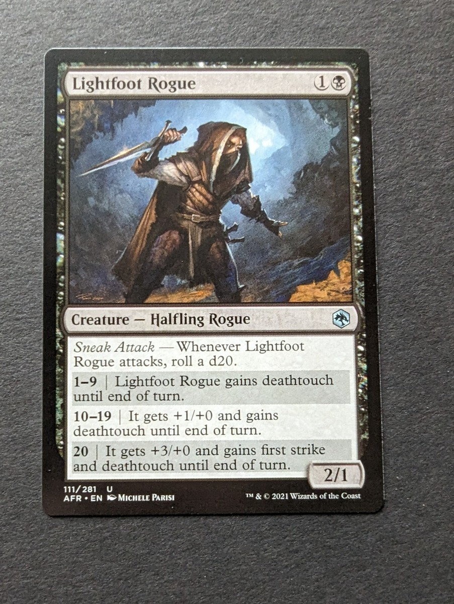 Magic the Gathering LIGHTFOOT ROGUE 111 Adventures in the Forgotten Realms MTG | eBay Magic the Gathering LIGHTFOOT ROGUE 111 Adventures in the Forgotten Realms MTG | eBay