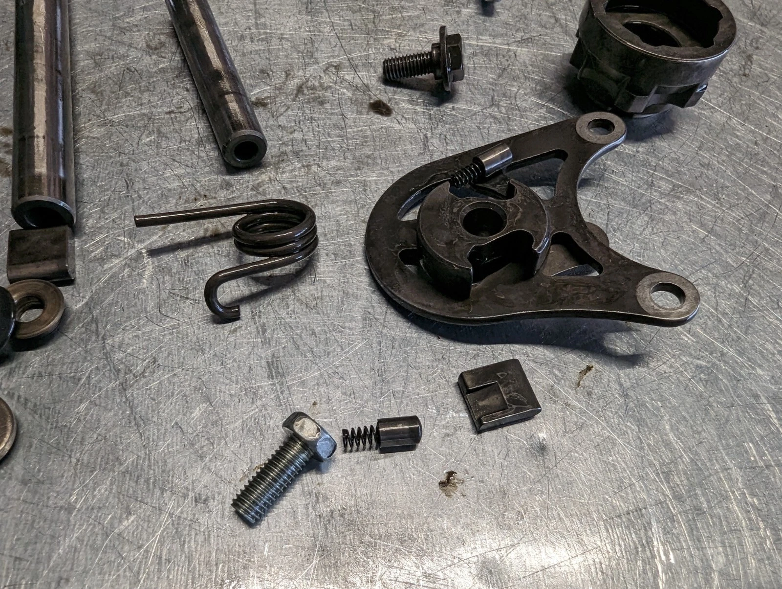 2003 Honda CRF450R (B) Transmission Shift Forks and Drum