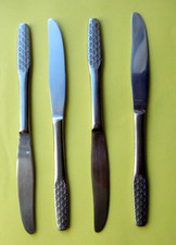 Viners Vintage Bargain: SHAPE Pattern Four Table, Dinner Knives (23cm) Used Cond