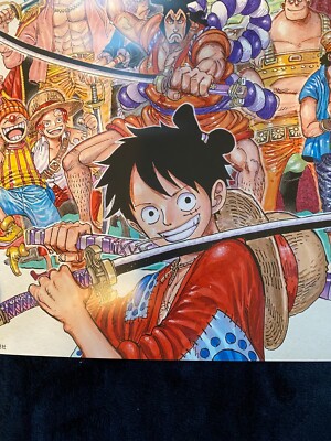 ONE PIECE Art Poster A3 11.7x16.5in JUMP FESTA Japan Limited