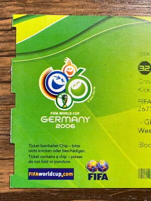 FIFA World Cup 2006 Germany Ticket - Match #32 Saudi Arabia