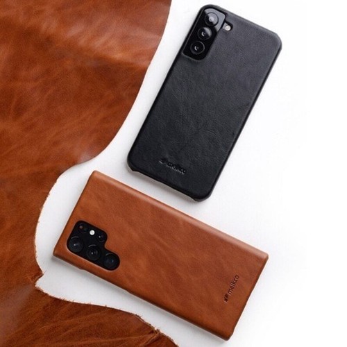 Melkco Oil Wax Leather Case Fr Samsung Galaxy S23 Ultra S22 Retro Handmade Cover - Picture 3 of 16