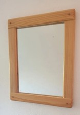 miroir pierre chapo bois massif vintage no charlotte perriand jeanneret prouve 2