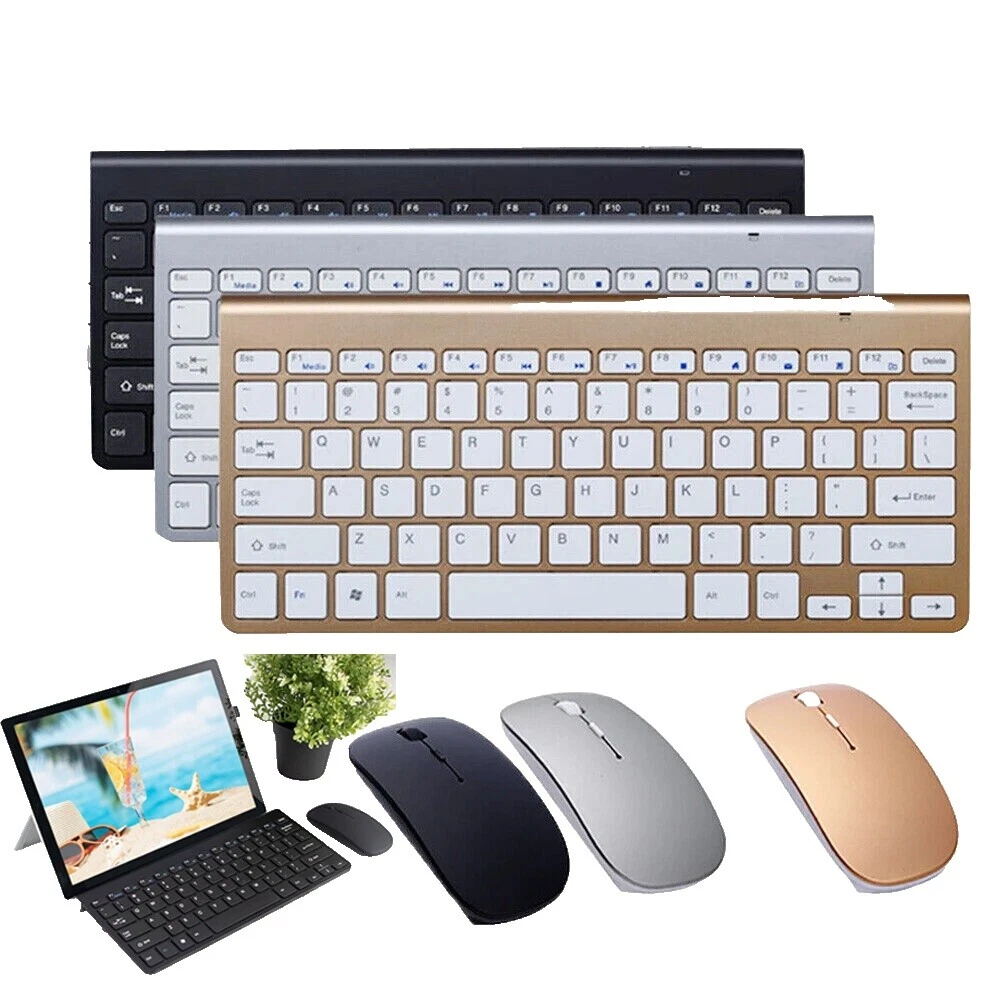 Mini USB Computer Keyboard & Mouse Bundles with Built - In Touchpad