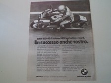 advertising Pubblicità 1978 MOTO BMW R100 R 100 RS