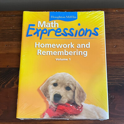 Math Expressions : Homework & Remembering Volume 1 & 2 Set by Houghton Mifflin