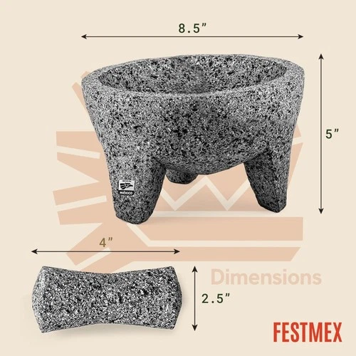 Festmex Mexican Mortar & Pestle - Thumbnail 4