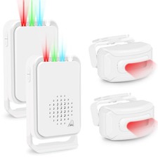 Long Range Wireless Driveway Alarm Outdoor Weather Resistant Motion Sensor Kit W