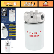 10 Micron Hydraulic Oil Filter Assembly Spin-on Design 20 Gpm 200 Psi 34 N