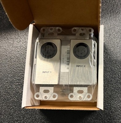 RDL DDS-BN2M 2x2 Mic/Line Dante Interface with PoE/Stainless Steel