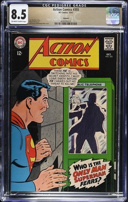 Action Comics #355 (DC, 1967) CGC 8.5 Pedigree   Oakland Collection