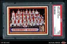 1957 Topps #322 Reds Team PSA 7 - NM