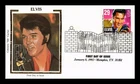DR JIM STAMPS US COVER ELVIS PRESLEY LEGENDS OF MUSIC FDC COLORANO SILK CACHET