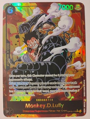 Monkey.D.Luffy (118) (Parallel) SEC Royal Blood OP10-118 NM Proxy
