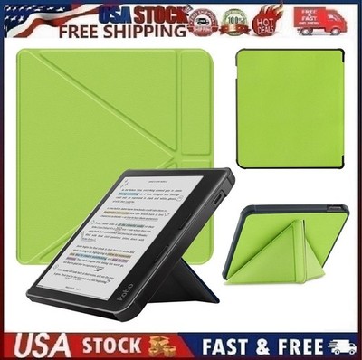 Flip Cover Protective Shell 8''  Case for Kobo Forma N782 Auto Sleep Awake Green