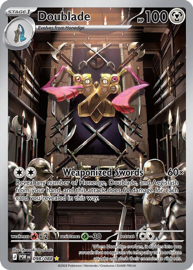 Pokemon Doublade (98/131) Perfect Order NM HOLO