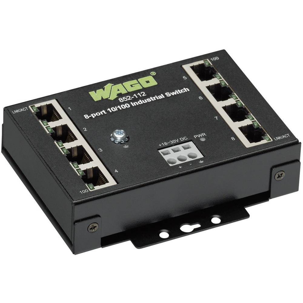WAGO 852-112 switch ECO pour éliminer les coupures réseau en atelier