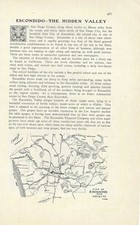 1906 Antique Magazine Article, Escondido, California. The Hidden Valley