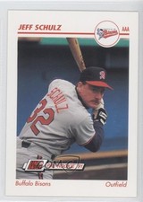 1991 Line Drive Pre-Rookie AAA Jeff Schulz #45 0t3