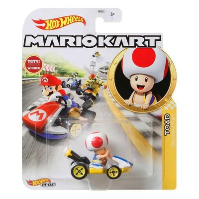 Hot Wheels Mario Kart Toad Standard Kart - Die-Cast 1:64 - Neu & Sealed