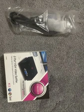 2-Port VGA Video Splitter High Signal Bandwidth 350MHz, Aluratek AVS02